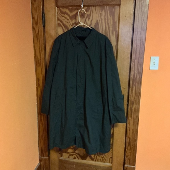 Vintage 1960s–70s Menswear All Weather Long Coat Single Breasted - Picture 4 of 12